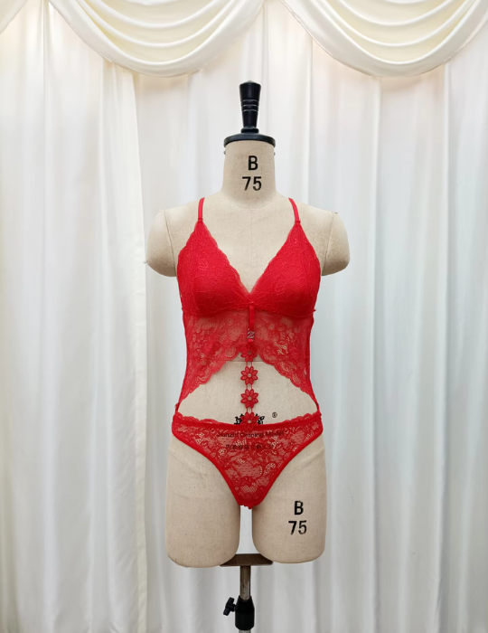 Seamless Bodysuit - Deep V-Neck & Full Coverage | BelleNisa
